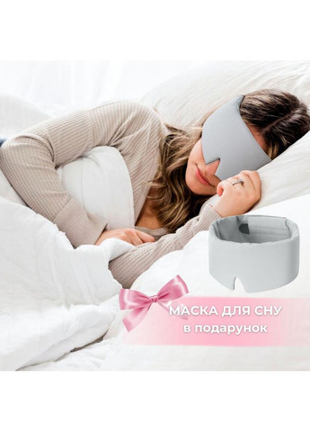 Набор полуторный WomenTime одеяло 140х210 и подушка 50х70 антиаллергенный, искусственный пух + маска для сна IDEIA (367726677)