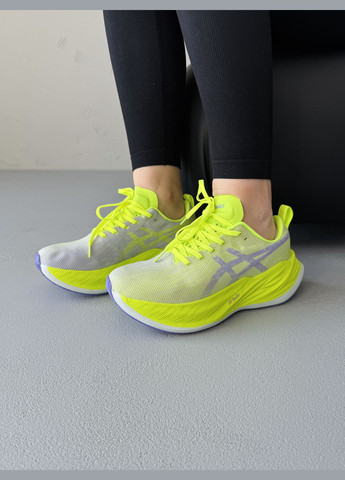 Кроссовки женские и мужские Asics Superblast Neon Green | Асикс Супербласт кислотно-зеленые No Brand кислотно-зеленые демисезоны (341551514)