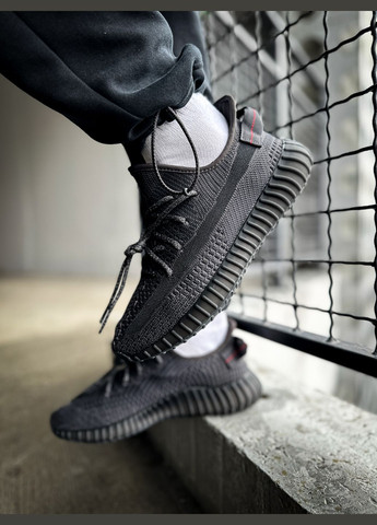 Кросівки жіночі і чоловічі Adidas Yeezy boost 350 reflective black | Адідас Ізі буст 350 рефлективні чорні No Brand чорні всесезони (313653548)