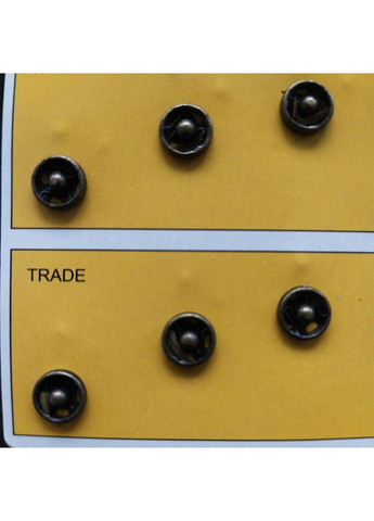 D=7,5мм, пришивные застежки-кнопки для одежды 24шт металл цвет Антик Plus-plus (352747291)