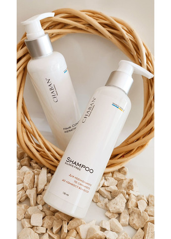 Бессульфатный шампунь для нормального и склонного к ломкости волосам Chaban 200 мл Chaban Natural Cosmetics (361308691)