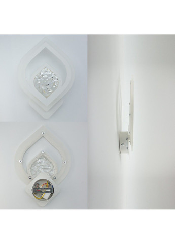 Светильник-бра управляемый светодиодный AZALIA ICE 13 Вт 305x215x47 мм ESLLSE (365446793)