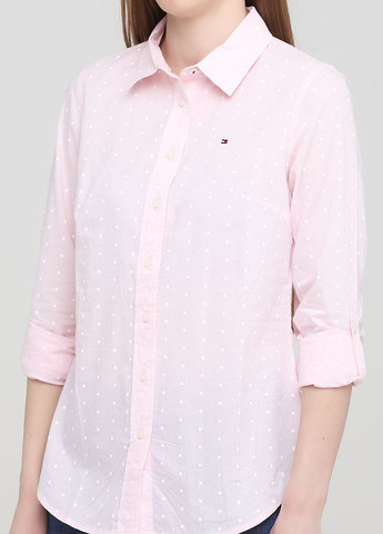 Светло-розовая рубашка Tommy Hilfiger
