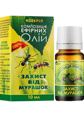 Композиция эфирных масел "Защита от муравьев в помещении" 10ml (376937-31163010) Адверсо (368663909)