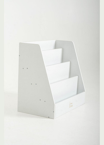 Открытая маленькая полка для книг белого цвета Монтессори. Yoko Tower (361225169)