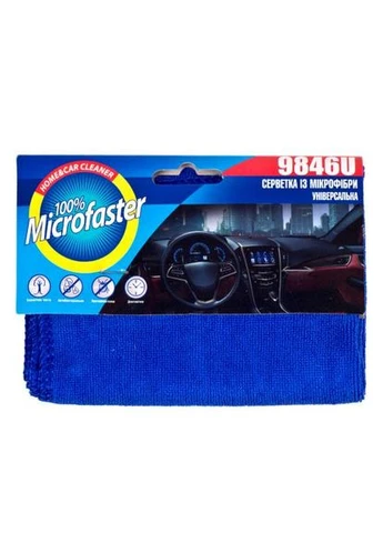 Салфетка микрофибра 9846U универс. 40х30см/синяя Vitol (315605979)