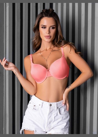 Коралловый бюстгальтер bl2-767 коралловый ISSA PLUS нейлон