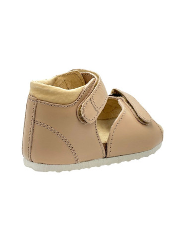 Бежевые повседневные сандалии Ортекс на липучке