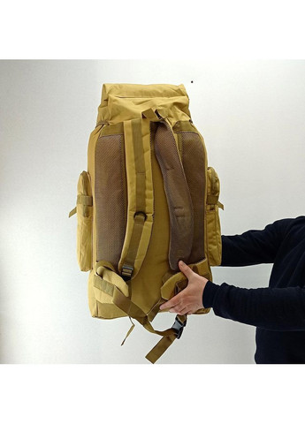 Тактический рюкзак Tactical армейский туристический рюкзак на 70 литров с системой M.O.L.L.E Coyote L&L (363132405)