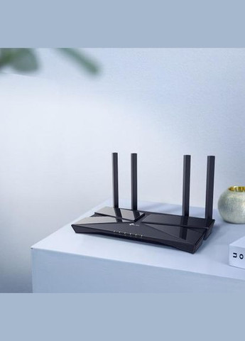 Роутер Archer AX1500, Wi-Fi 802.11a/b/g/n/ac/ax, 2.4/5GHz, 4 LAN 10/100/1000 Mb/s, RJ45 10/100/1000Mb/s (Ge), 4 внешних антенн TP-Link (317171679)