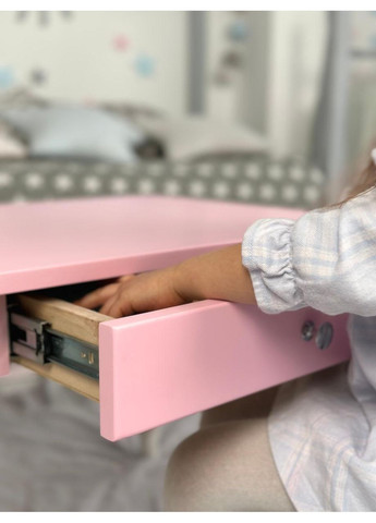 Детский столик и стульчик мишка. Столик с ящиком для карандашей и раскрасок No Brand (363185932)