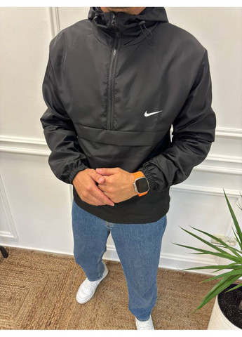 Чорна демісезонна вітровка DK/DL Мода без кордонів