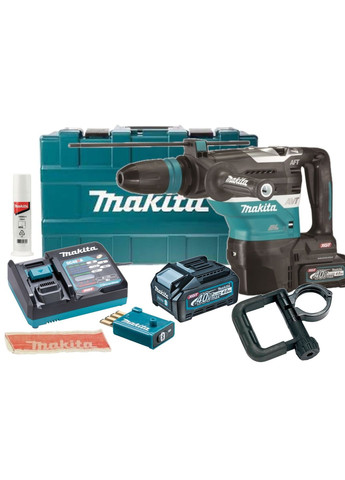 Акумуляторний перфоратор HR005GM202 XGT (40 V MAX, SDS-MAX, 13 мм, 4 Ач) + 2 АКБ BL4040, зарядний пристрій DC40R (7162) Makita (295035767)