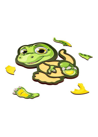 Детский пазл-вкладыш "Динозавр" Puz-22970, 8 элементов PuzzleOK (372495447)