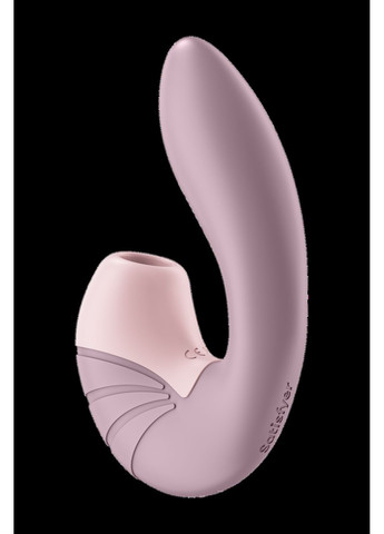 Подвійний вібратор із вакуумною стимуляцією Satisfer Air Pulse Supernova рожевий Satisfyer (289868819)