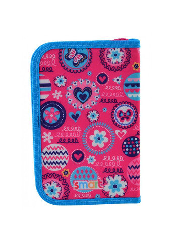 Пенал жесткий одинарный с двумя клапанами HP-04 Bright fantasy (532032) Smart (336181415)