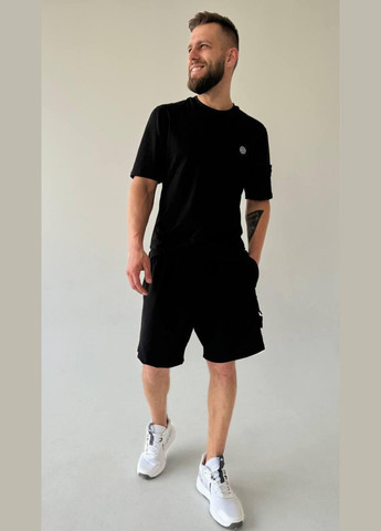 Мужской летний костюм черный No Brand (367982248)