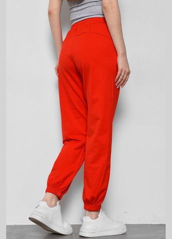 Спортивні штани жіночі червоного кольору Let's Shop (291683229)