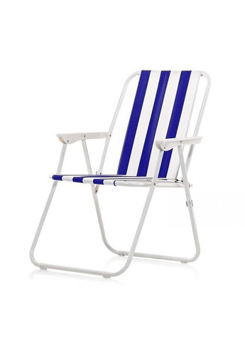 Стул роскладной туристический кресло со спинкой с подлокотниками до 100 кг Зеленый Good Idea (322895931)