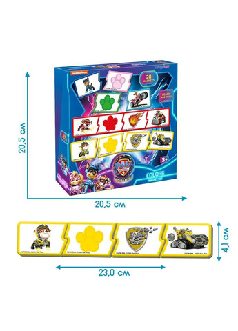 Набор магнитов Щенячий патруль Изучаем цвета ML4034-21, 28 магнитов No Brand (330605571)