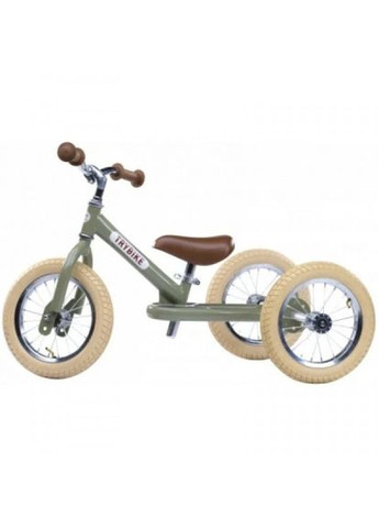 Велобіг Trybike триколісний балансуючий оливковий (268143383)