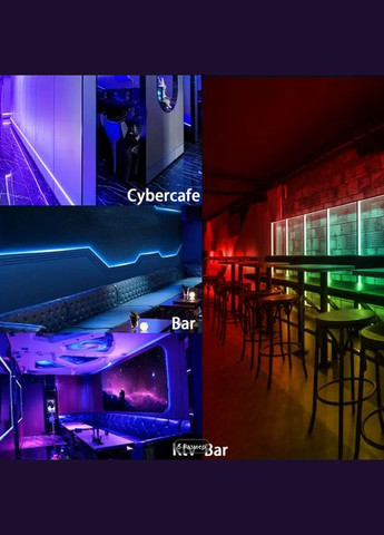 Светодиодное освещение с пультом RGB Bluetooth USB 5м BJ5VRGB5 5м No Brand (312484546)