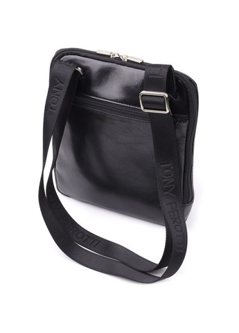 Чоловіча сумка через плече з гладкої натуральної шкіри 20855_1 (9137-20 nero) Tony Perotti (362046815)