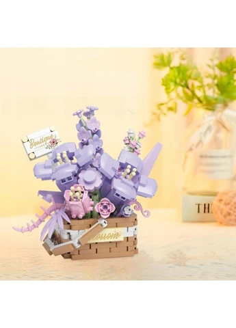 Конструктор Lilac Tenderness Flower Basket 515 деталей Разноцветный (2104619292) No Brand (395124772)