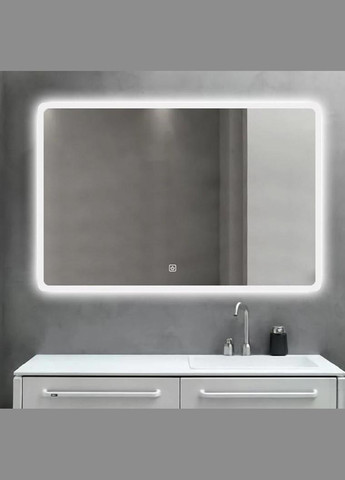 Дзеркало LED DE-M3011 100смх75см, сенсорне включення + підігрів Dusel (316720408)