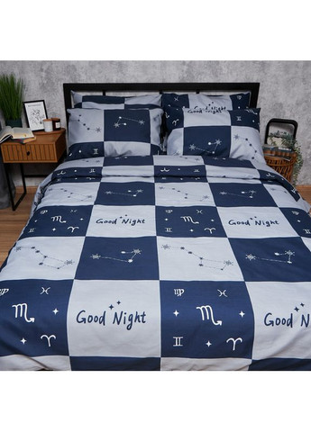 Комплект постільної білизни Микросатин Premium «» King Size 220x240 наволочки 2х40х60 (MS-820008085) Moon&Star Zodiac Dream (356113710)
