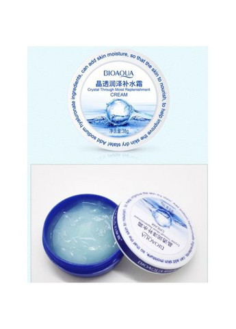 Bioaqua Зволожуючий крем-гель для обличчя з гіалуронової кислотою Crystal Through Moist Replenishment Cream (38г) — Крем, Китай (317169499)