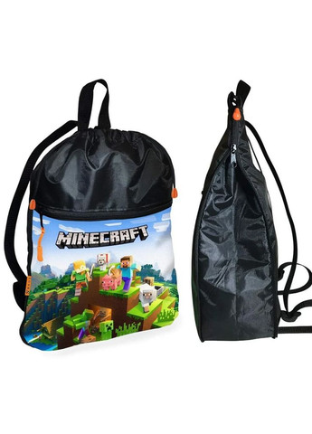 Школьный рюкзак детский Minecraft + Сумка для обуви спортивной формы рюкзак-мешок для мальчика (1737) (1330228) Brand (373264892)