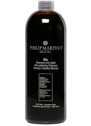 Шампунь для светлых волос - Philip Martin’s Blu Anti-yellowing Shampoo 200ml (328835-31160130) Philip Martin's (368659812)
