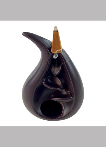 Підставка під пахощі Back Flow чорна "Магічний каскад" (14х9, 5х 5, 7 см) No Brand (316718669)