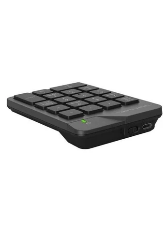 Клавіатура бездротова FGK21C "Fstyler",, USB 2.4GHz, цифрова (18 низькопрофільних кнопок), Type-C, акумулятор 000-FGK21C (GREY) A4Tech (395344089)
