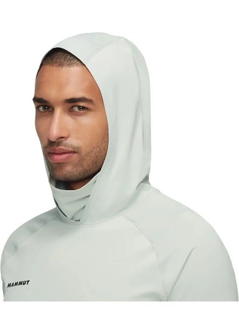 Комбінована реглан selun fl sun hoody m silver sage Mammut
