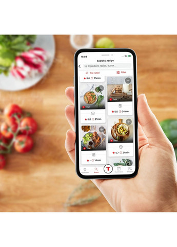 Мультиварка-мультипечь MY741CF1 Multicook Actifry, 1334Вт, чаша-6л, сенсорное управл., 14 программ, металл/пластик, Tefal (356493930)
