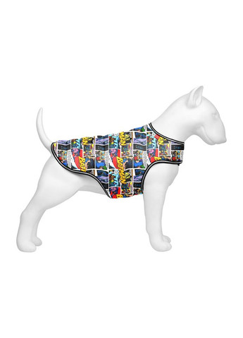 Курточка-накидка для собак Clothes, малюнок "Бетмен комікс",, А 41 см, B 58-70 см, С 42-52 см WAUDOG (279572995)