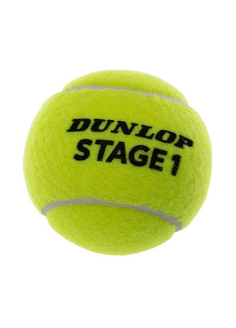 Мяч для большого тенниса STAGE 1 GREEN (3шт) DL601338 (резина, войлок, в вакуумной упаковке, ) Dunlop (352772971)