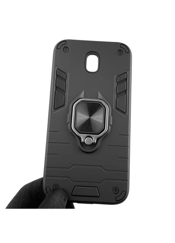 Чохол для телефона Galaxy J5 2017 (SM-J530H) броньований з магнітним кільцем-тримачем на самсунг дж5 2017 чорний Samsung (366235914)