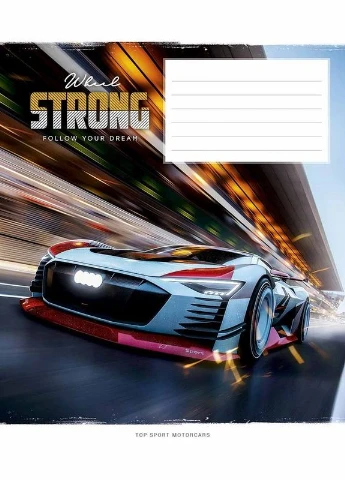 Зошит учнівський Strong wheels 012-3086C 12 арк. (4820006472535)(SC) shop (4820006472535) Школярик (337404328)