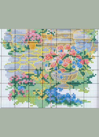 Набір для вишивання за нанесеною на канву схемою "A tranquil path".AIDA 14CT printed, 17*34 см Joy Sunday (313613568)