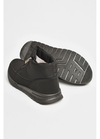 Черные зимние ботинки мужские зимние на овчине черного цвета Let's Shop