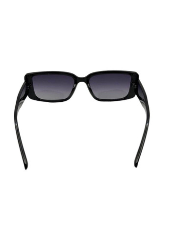 Прямокутні сонцезахисні жіночі окуляри, чорні No Brand (324768614)