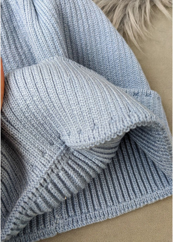 Универсальная повседневная женская шапка с отворотом InFashion Шапка (366303370)