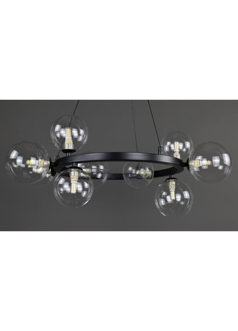 Люстра підвісна на 9 лампочок 28226 Чорний 35-150х62х62 см. Sunnysky (364498089)