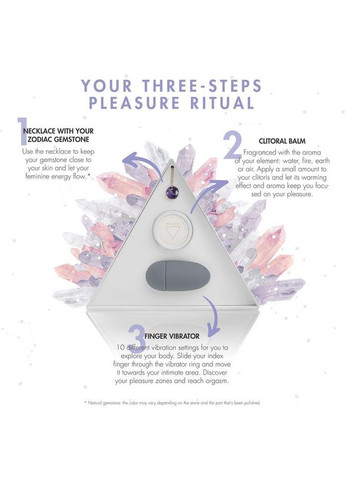Набор Indiscrets HOROSCOPE - Cancer вибратор на палец, гель для клитора, подвеска Bijoux (332201463)