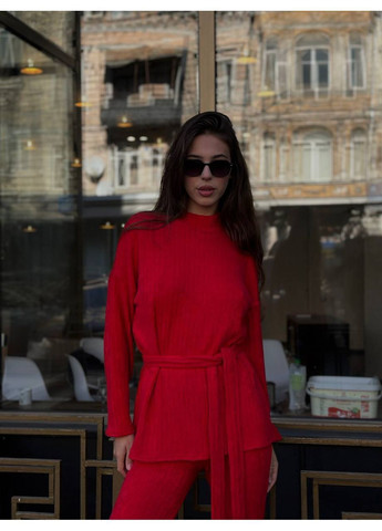 Жіночий трикотажний костюм в рубчик,штани та кофта,Ангора вʼязка машинна Україна (363319384)