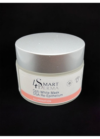 Smart4Derma Оптически отбеливающая реэпителизующая маска против пигментации OPTI-WHITE MASK DGA RE-EPITHELIUM 50 мл — Крем, Украина (368831087)