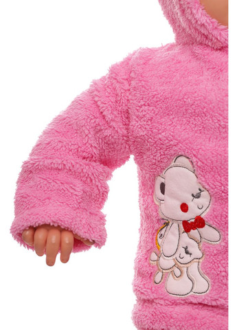 Рожевий зимній костюм з довгим рукавом для дівчинки трава toys рожевий 62 см (26349) BABYKROHA